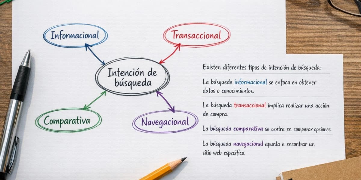 Mapa mental de intención de búsqueda para reescribir sin perder relevancia SEO